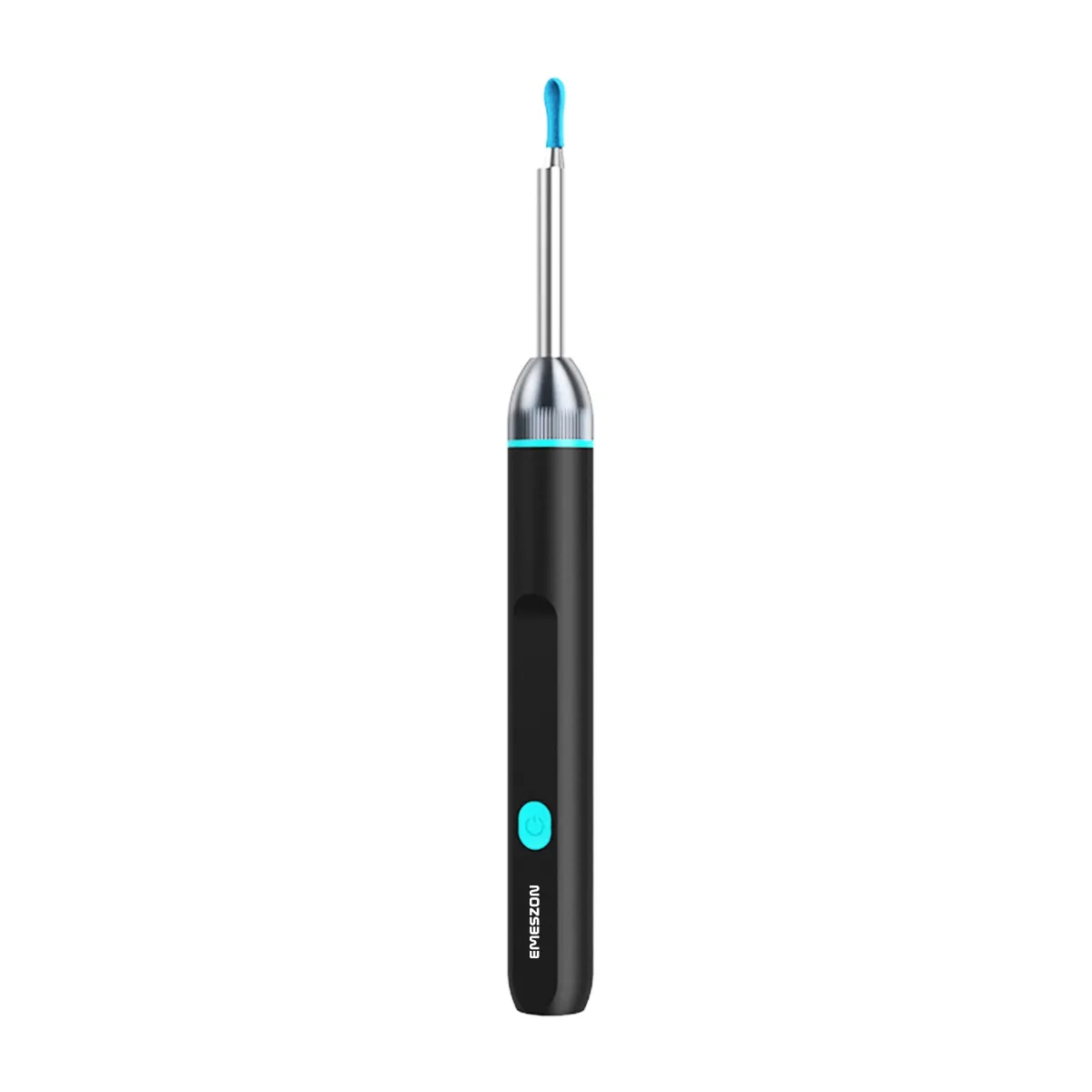 Otoscop Smart Slim curatare urechi, Emeszon®, pentru Copii si Adulti Camera 5MP HD 1080p IP67 LED WIFI acumulator, negru - imagine 8